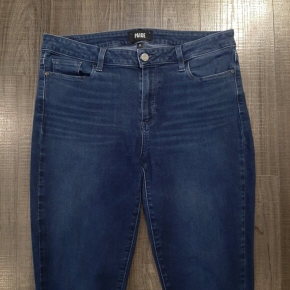 Paige Denim Verdugo Ankle Cropped Ultra Skinny Jeans High Waist Size 31 - Picture 5 of 15